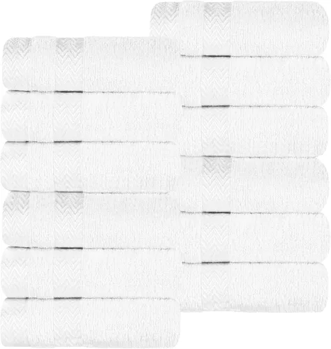 Miniatura 24 de Superior Juego de toallas de algodón de 9 piezas, toallas absorbentes suaves de felpa, artículos esenciales de baño, ducha, lujo, esponjosas