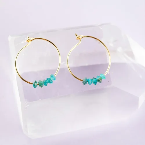 Miniatura 11 de SoulKu Gold Hoop Earrings for Women, 14k Gold Earrings, Delicate Jewelry