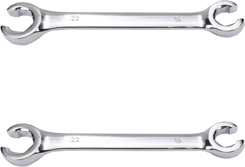 Miniatura 7 de Heyiarbeit Llave de tuerca acampanada, 0.866 in x 0.945 in métrica doble extremo abierto, 1 unidad