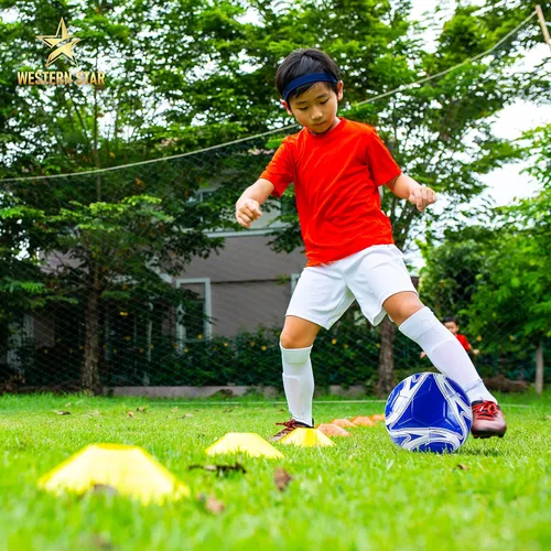 Miniatura 7 de Western Star Balón de fútbol tamaño 3, tamaño 4 y tamaño 5, peso oficial del partido, 6 diseños, jugadores de fútbol para jóvenes y adultos, diseño