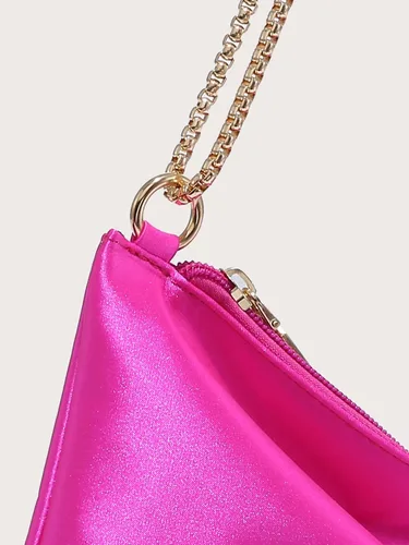 Miniatura 6 de Verdusa Bolso de noche de satén para mujer, bolso de hombro