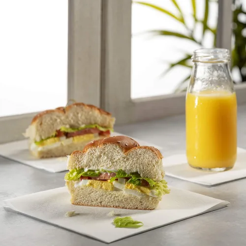 Miniatura 2 de BloominGoods Linen-Feel - Servilletas de almuerzo desechables como tela - Servilletas de almuerzo suaves y absorbentes para cocina, fiestas, bodas