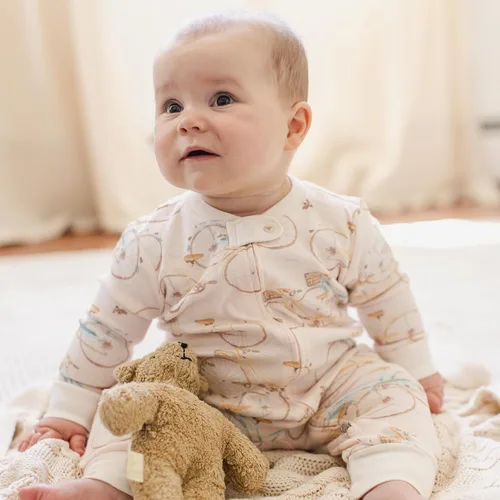 Miniatura 233 de Burt's Bees Baby - Pijama de una pieza para bebé, mameluco para dormir y jugar, algodón 100% orgánico, cremallera frontal
