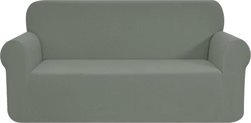 Miniatura 73 de CHUN YI - Funda elástica de 1 pieza para sillón grande, funda protectora suave de Jacquard con elastano, detalle de cuadros y parte inferior
