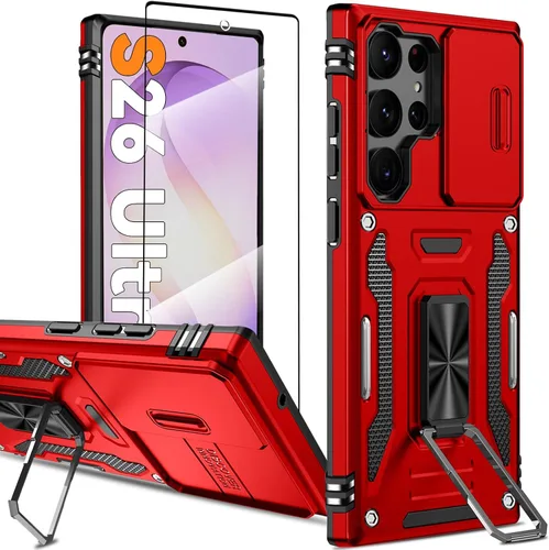 Miniatura 85 de Funda magnética para Samsung Galaxy Note 20 Ultra con soporte de anillo [con protector de pantalla] [Compatible con carga inalámbrica MagSafe] Funda