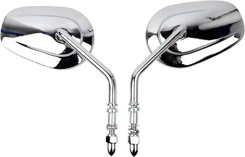 Miniatura 7 de Minho Espejo retrovisor M8 HD para motocicleta, 1 par negro, compatible con Harley Sportster Dyna Glide Softail Road King Electra Glide 1982-2023