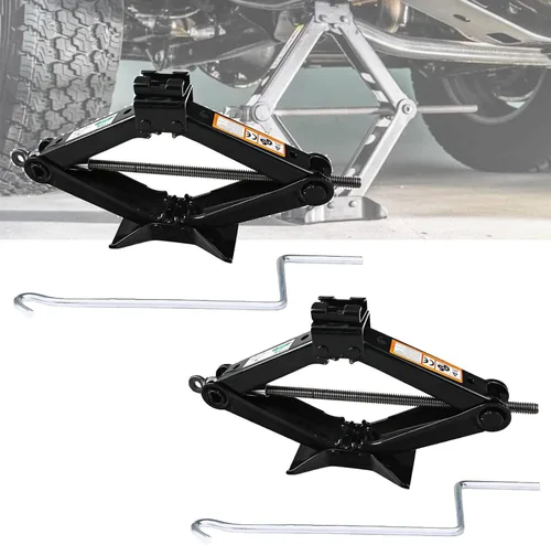 Miniatura 9 de 1 paquete de gato de tijera para coche para Honda Civic/Accord/CR-V/Element/Odyssey/Pilot, 2 toneladas, 4409 libras de capacidad, gato de tijera