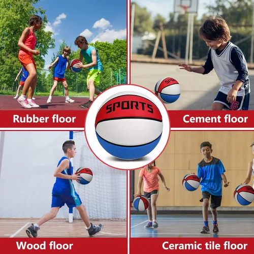 Miniatura 7 de KUYOTQ - Baloncesto para niños, jóvenes y adultos, tamaño 3/4/5/6/7 (22/25.5/27.5/28.5/29.5"), baloncesto premium de goma o cuero sintético