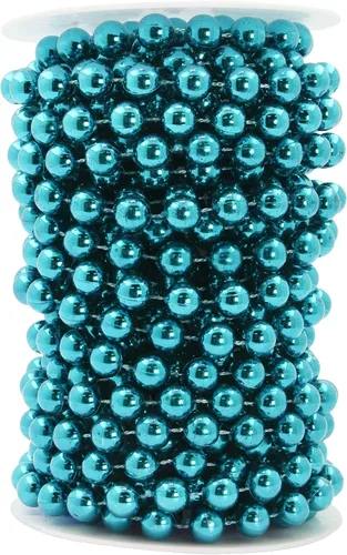 Miniatura 60 de Mandala Crafts Rollo de cadena de perlas negras de 0.157 pulgadas (0.157 in), guirnalda de perlas de 44 yardas para decoración de bodas, arreglos