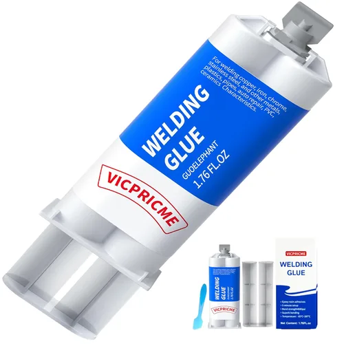Pegamento de metal,Adhesivo de soldadura epoxi resistente al agua,Juego de 30 minutos, curación 24h | liquid metal glue suitable for