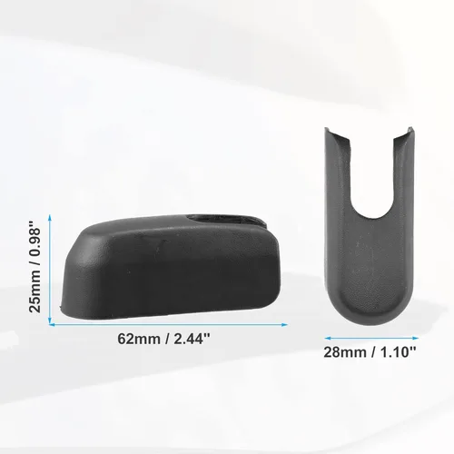 Miniatura 6 de ACROPIX Tapa de tuerca de brazo de limpiaparabrisas trasero para Hyundai Kona Palisade - Paquete de 1 color negro