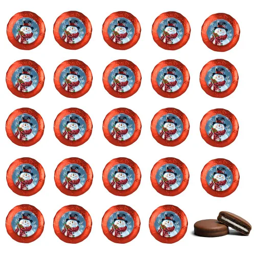 Miniatura 6 de Galletas cubiertas de chocolate de Navidad religiosas para fiestas, recuerdos de fiesta - Belén de la noche santa