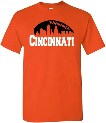 Miniatura 60 de Xtreme Apparrel City Skyline - Camiseta de hombre para los aficionados al fútbol americano Baltimore - Camisa púrpura