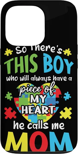 Miniatura 9 de Funda para iPhone 11 Boy Calls Me Mom Heart Colorido Puzzle Autismo