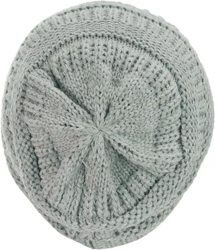 Miniatura 114 de C.C Trendy Warm Chunky Soft Stretch Cable Knit Beanie
