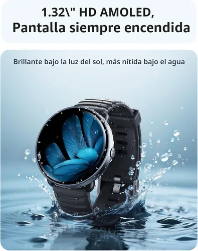 Miniatura 5 de Parsonver Smart Watch for Swimming, 5ATM Waterproof Watch for Pool & Open Water, AI Swim Analysis, Built-in GPS & Compass, AMOLED Fitness Trackers