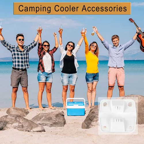 Miniatura 7 de Ansook Juego de bisagras y tornillos de plástico de repuesto, compatible con Coleman Coolers 5253 6262 6270, reemplazo de bisagras de refrigerador