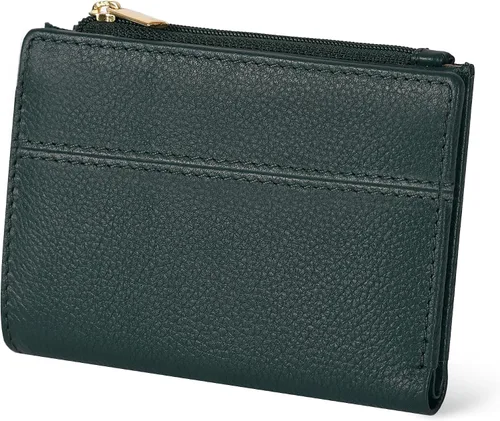 Miniatura 17 de Billetera Oak Leathers para mujer de piel de grano completo - Pequeña con protección RFID, monedero para monedas, tarjetero de crédito y DNI