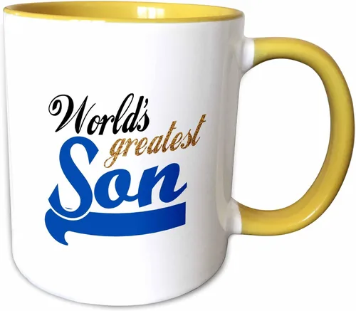 Miniatura 11 de 3dRose Worlds Greatest Son - Taza (11 onzas), color negro