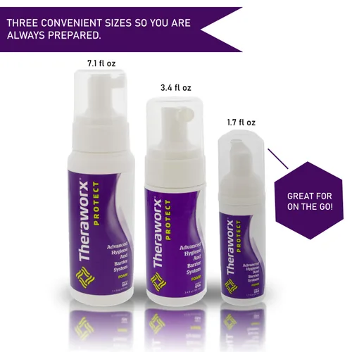 Miniatura 4 de THERAWORX PROTECT Espuma avanzada para sistema de higiene y barrera (3.4 onzas líquidas (paquete de 1))