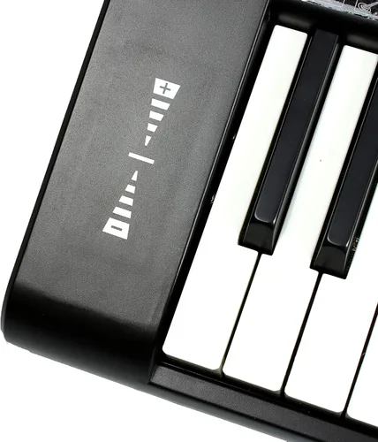 Miniatura 9 de RockJam - Piano de teclado de 61 teclas con flexión de tono, fuente de alimentación, soporte para partituras, calcomanías para notas de piano