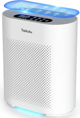 Tailulu HQKJ-180 - Purificadores de aire para habitación grande de hasta 2200 pies cuadrados, sensor de calidad del aire PM2.5, modo de sueño de 20