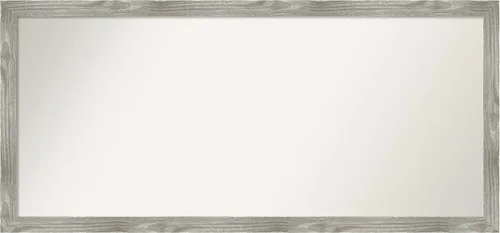 Miniatura 274 de Amanti Art Espejo personalizado, espejo de baño gris plomo a rayas, espejo de pared o espejo de tocador de baño sobre el fregadero