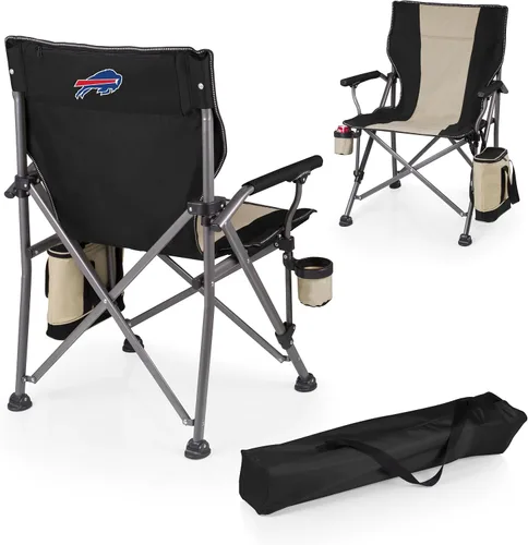 Miniatura 36 de Picnic TIME NFL Unisex-Adult NFL Outlander Folding Camping Chair with Cooler, Heavy Duty Beach Chair