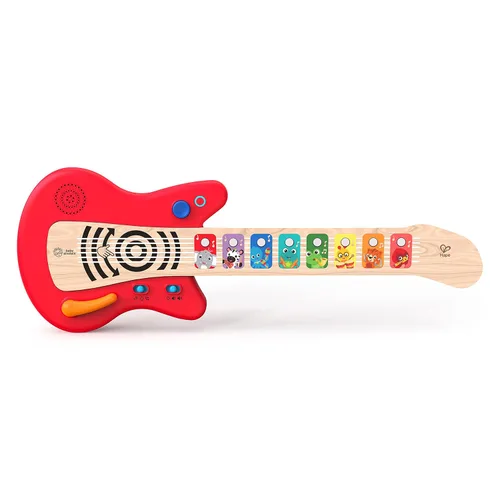 Miniatura 18 de Baby Einstein Strum Along Songs Magic Touch - Guitarra de juguete de madera con barra de Whammy, juguete de aprendizaje musical Montessori