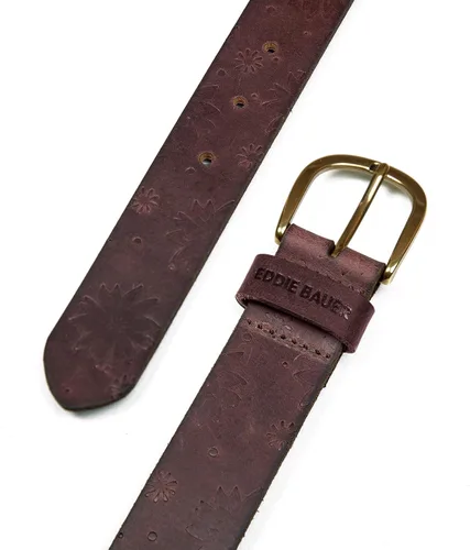 Miniatura 4 de Eddie Bauer Cinturones de cuero casuales para mujer con hebilla de metal duradera