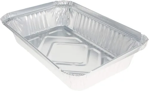 Miniatura 5 de Othmro Sartenes de papel de aluminio de 28.7 fl oz, bandejas reciclables para llevar, recipientes de alimentos de papel de aluminio, sartenes
