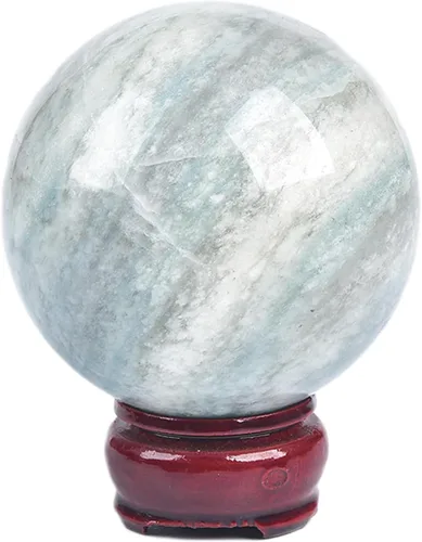 Miniatura 161 de JIC Gem Esfera de cristal de cuarzo Pietersite, bola de cristal decorativa azules y marrones dorados para meditación, decoraciones de mesa