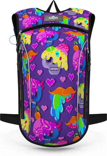 Miniatura 3 de Mochila de hidratación ligera – Bolsa de 2 litros incluida – Ideal para festivales, mochileros, senderismo, ciclismo de montaña, actividades al aire