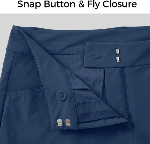 Miniatura 22 de Willit Pantalones cortos de golf de 4.5 pulgadas para mujer, de secado rápido, casuales, con bolsillos, resistentes al agua