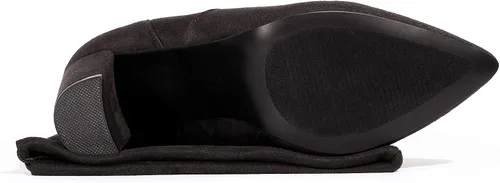 Miniatura 7 de Dream Pairs - Botas altas sobre la rodilla a la moda, ajustadas y con tacón grueso para mujer