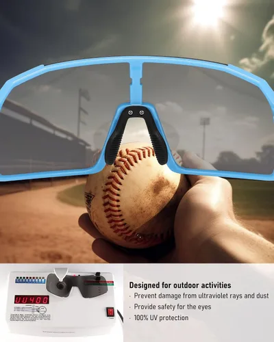Miniatura 3 de Gafas de sol de béisbol juveniles para niños y caras pequeñas, para hombres y mujeres, ciclismo, esquí, bicicleta, deportes al aire libre
