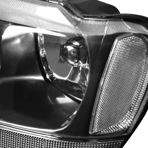Miniatura 3 de DNA MOTORING HL-OH-JGC99-BK-CL1 - Repuesto de montaje de faros delanteros color negro transparente compatible con Jeep Grand Cherokee 99-04