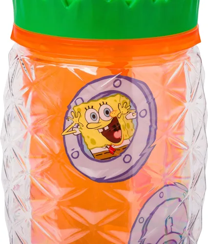 Miniatura 6 de Silver Buffalo Bob Esponja Gary Snail House in Bikini Bottom Piña Vaso de doble pared, 16 onzas (paquete de 12)