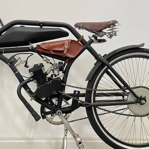 Miniatura 2 de JRL Carburador para bicicleta motorizada con motor de 2 tiempos de 49 cc, 60 cc, 66 cc, 80 cc (plata)