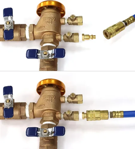Miniatura 4 de Enchufe de estilo industrial a accesorios NPT macho Adaptadores para preparar para el invierno, el preventor de reflujo de reflujo