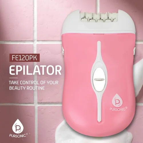 Miniatura 2 de Pursonic Fe120P Depiladora inalámbrica con 40 pinzas, depiladoras recargables de 2 velocidades para mujeres, dispositivo compacto de depilación