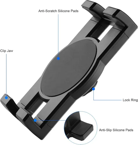 Miniatura 8 de Mippko Soporte magnético para tableta, nevera, iPad para vehículo/gabinete/estante de metal, soporte de base magnética fuerte que atrae