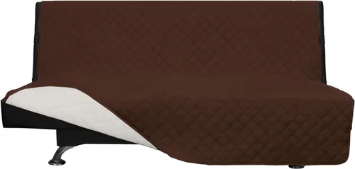 Miniatura 68 de Easy-Going - Funda para sofá, futón y sillón sin reposabrazos, reversible, resistente al agua, para mascotas y niños (azul oscuro/azul claro)