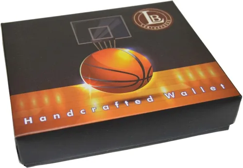Miniatura 8 de Leatherboss - Aro de baloncesto impreso para piso de madera dura, plegable, para tarjetas de crédito, con caja de regalo, multicolor, Multicolorido