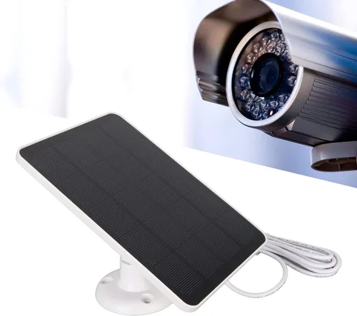 Miniatura 4 de Panel solar para cámara de seguridad, para cámara de seguridad de 5 V, cargador de cámara impermeable IP65, cámara de vigilancia con batería