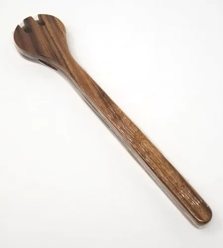 Miniatura 3 de Lipper International Servidores de ensalada redondos de acacia, 13" de largo, un par
