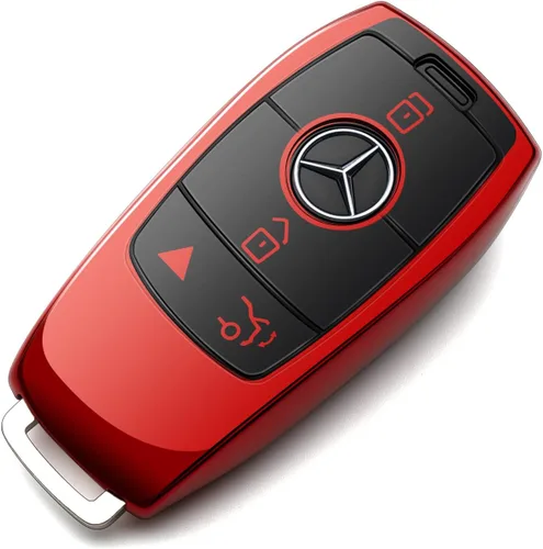 Miniatura 8 de Compatible con funda para llavero Mercedes Benz, accesorios azules