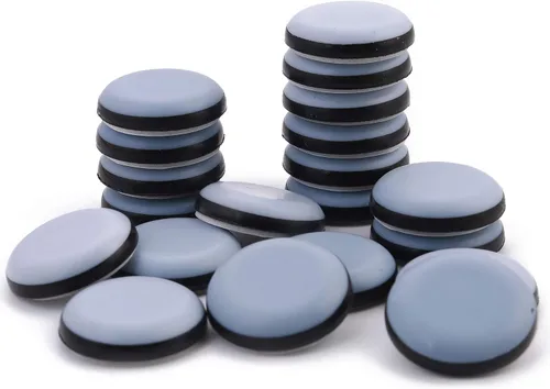 Miniatura 11 de Deslizadores adhesivos para muebles de 1-5/8 pulgadas, silla de horno deslizantes de PTFE en muebles y electrodomésticos de cocina, deslizador fácil