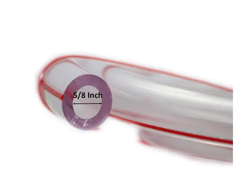Miniatura 2 de Melasty - Manguera de leche transparente de grado alimenticio para máquinas de ordeño de vaca o cabra de 8 pies de largo