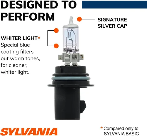 Miniatura 5 de Foco halógeno faro de alto rendimiento Sylvania 9003 (también encaja en H4) SilverStar (paquete de 2), 9007